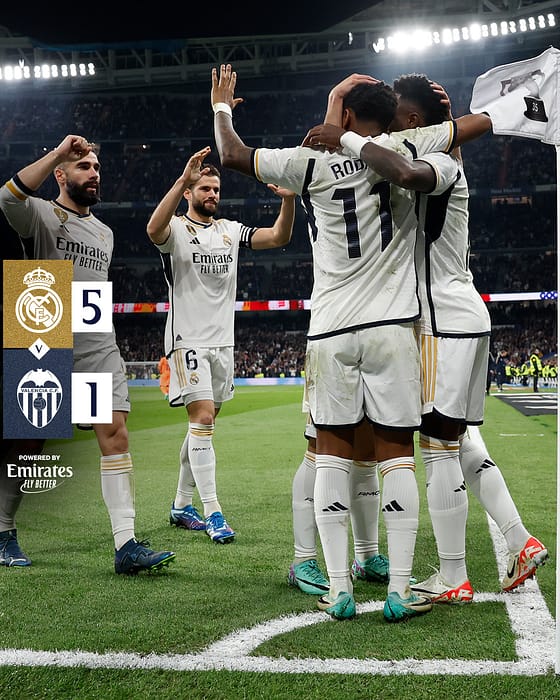 Real Madrid defeat Valencia