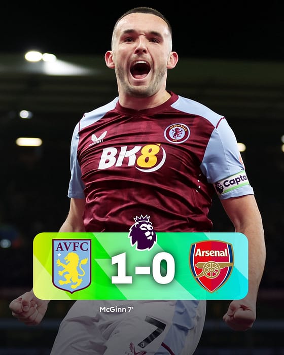 Aston Villa Beats Arsenal