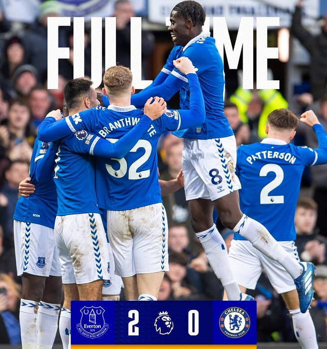 Everton Defeats Chelsea