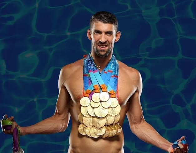 Michael Phelps medals